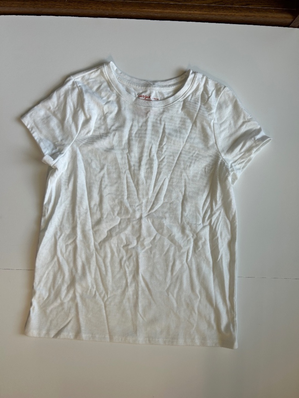 Cat & Jack plain white T-shirt